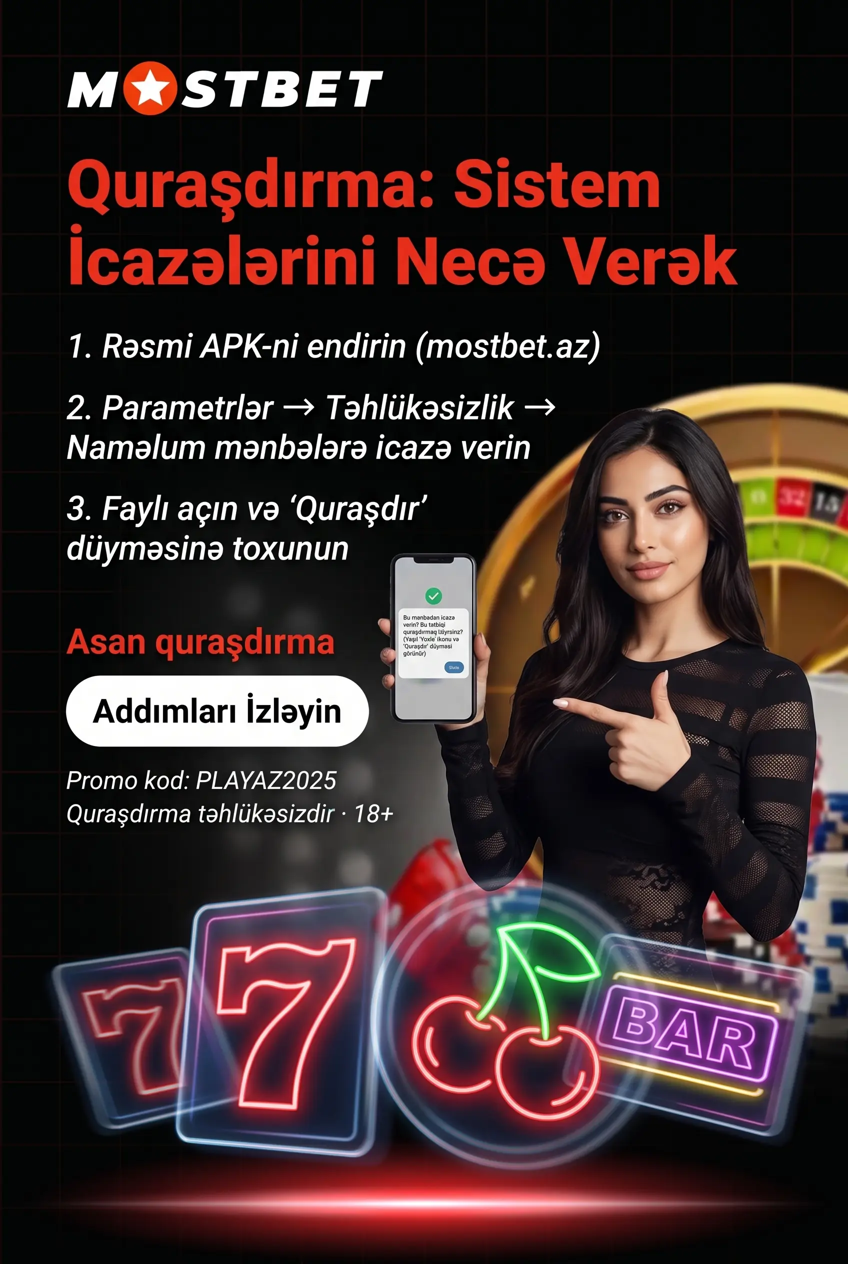 APK faylının cihaza yüklənməsi