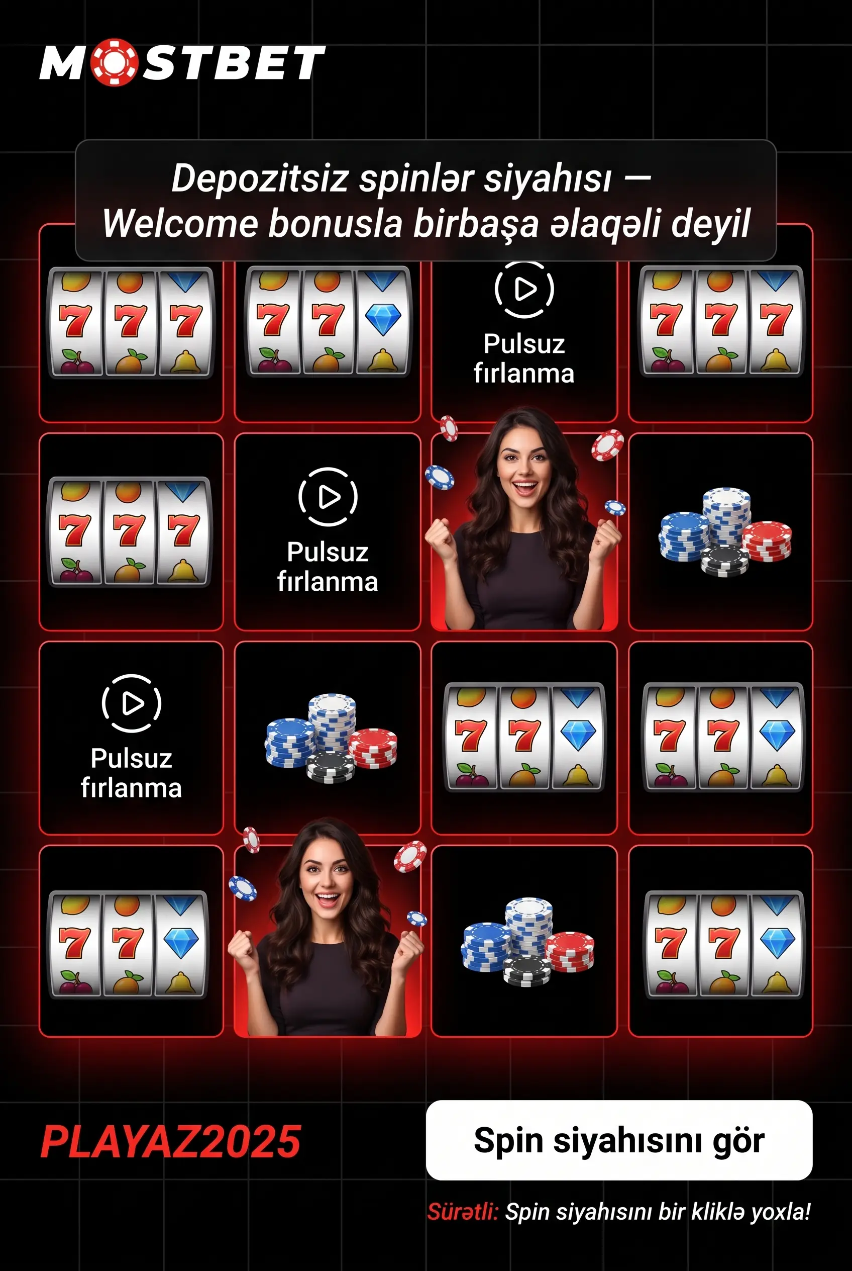 Depozitsiz spin oyunları siyahısı
