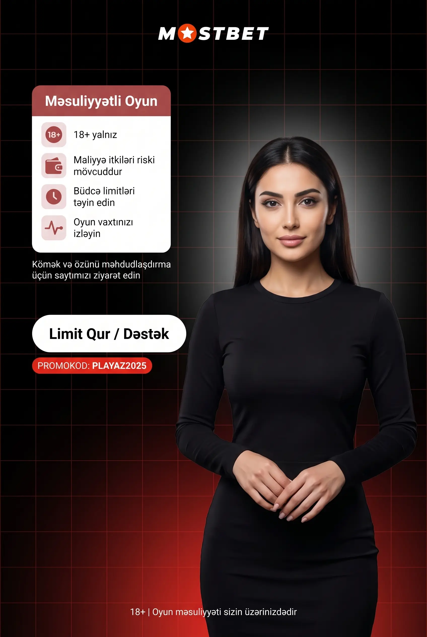 Mostbet məsuliyyətli oyun bölməsi